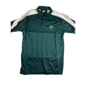 J. America Athletic USF Bulls Green Polo XL